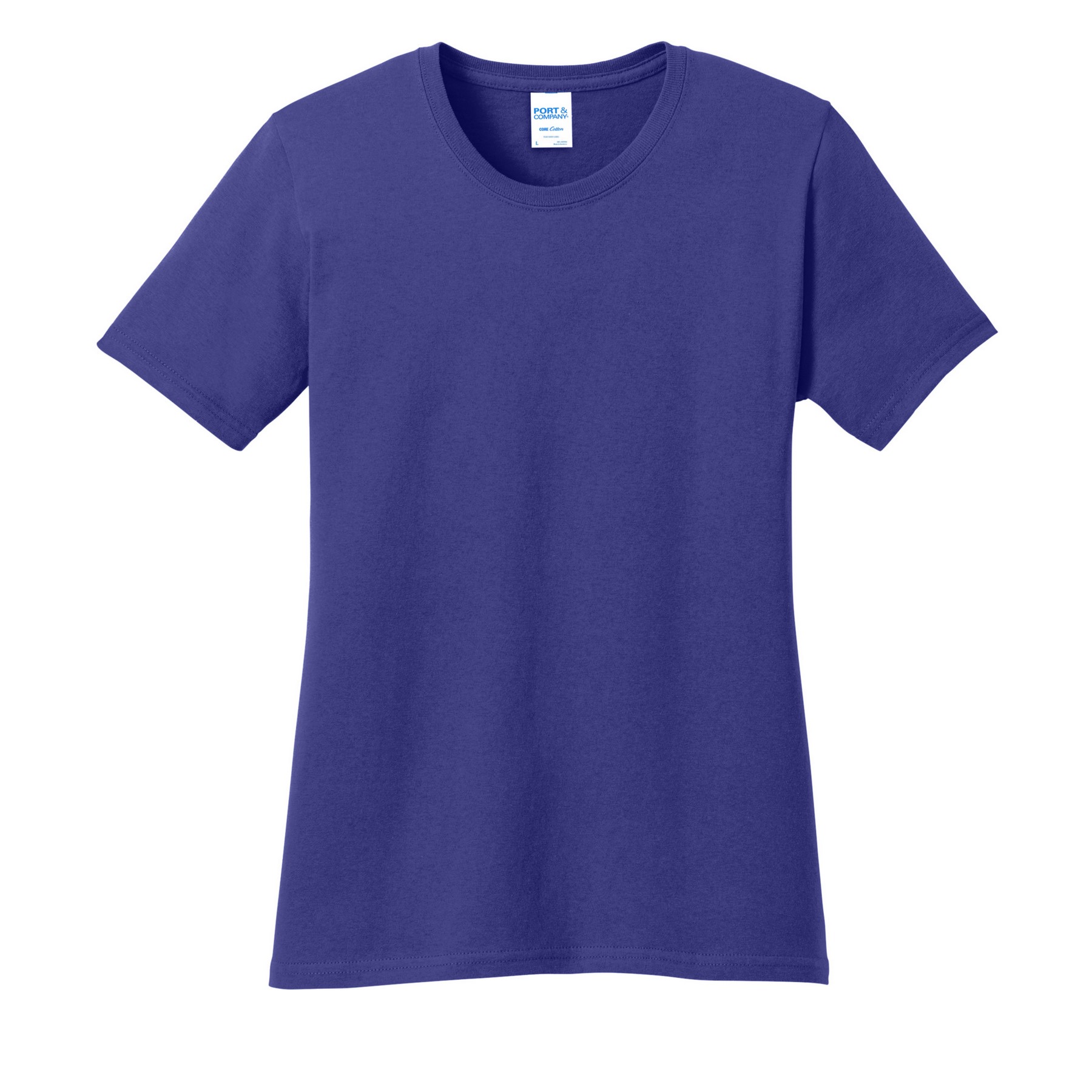 Port & Co® Women's Core Cotton Tee 1