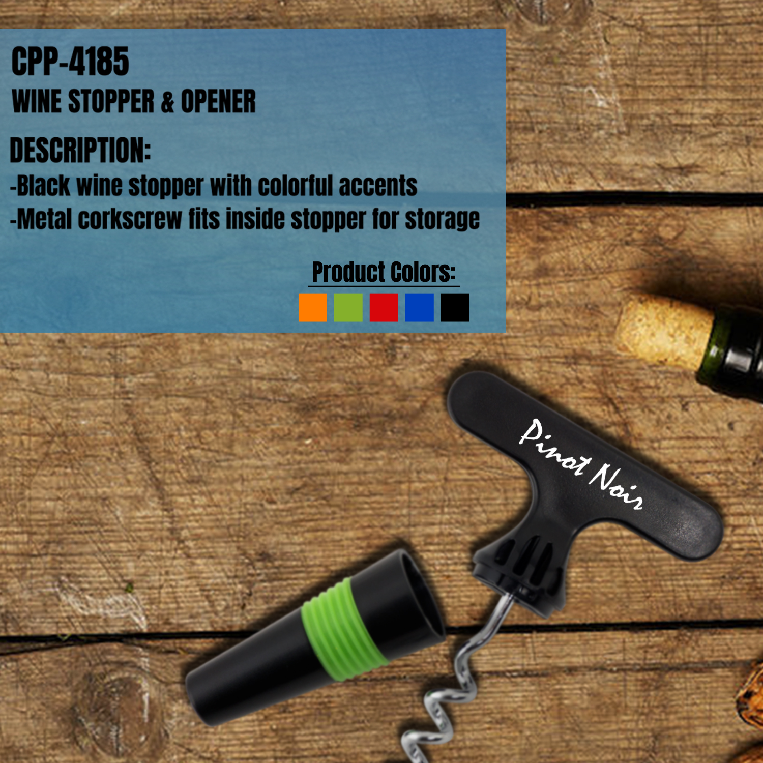 Wine Stopper & Opener 1