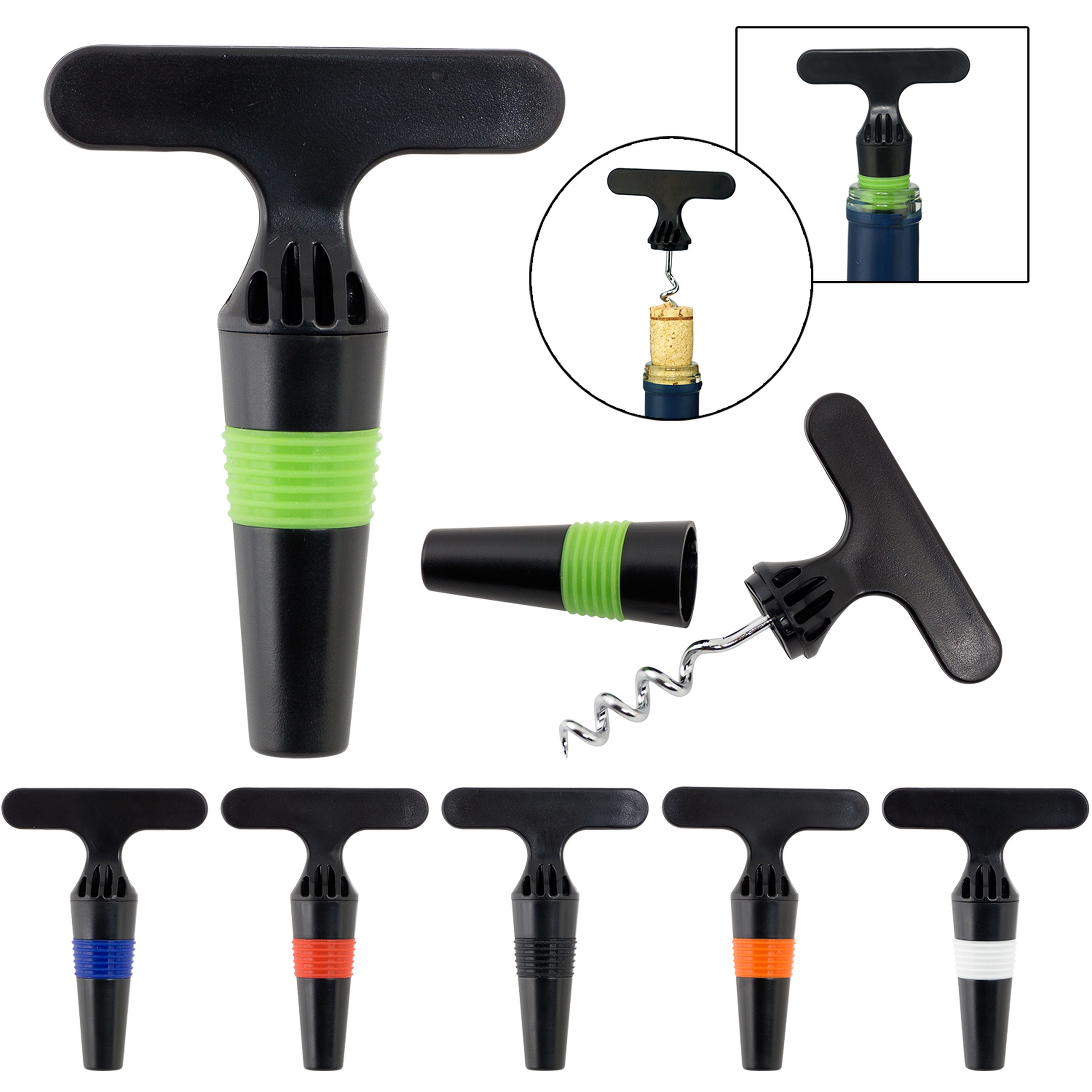 Wine Stopper & Opener 1