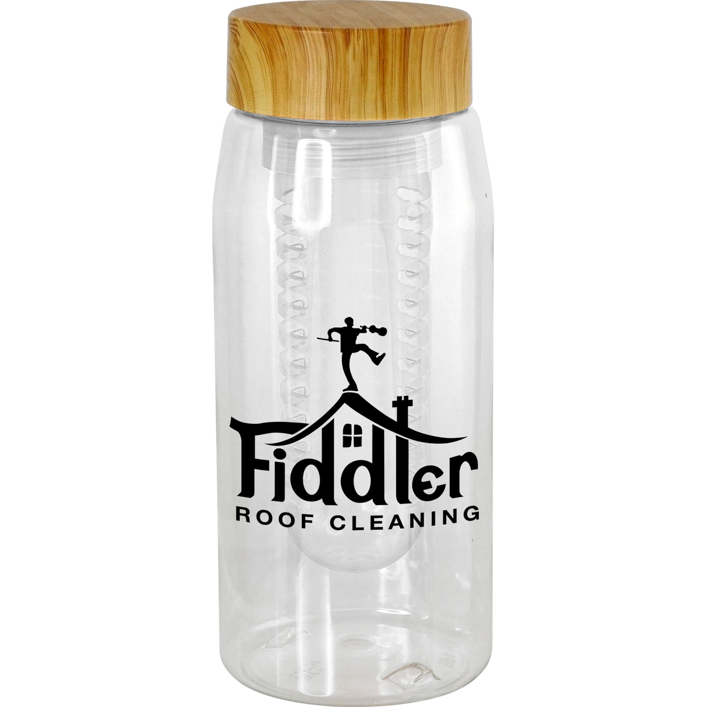 Bamboo Pattern 25 oz. Recycled Bottle with Infuser 1