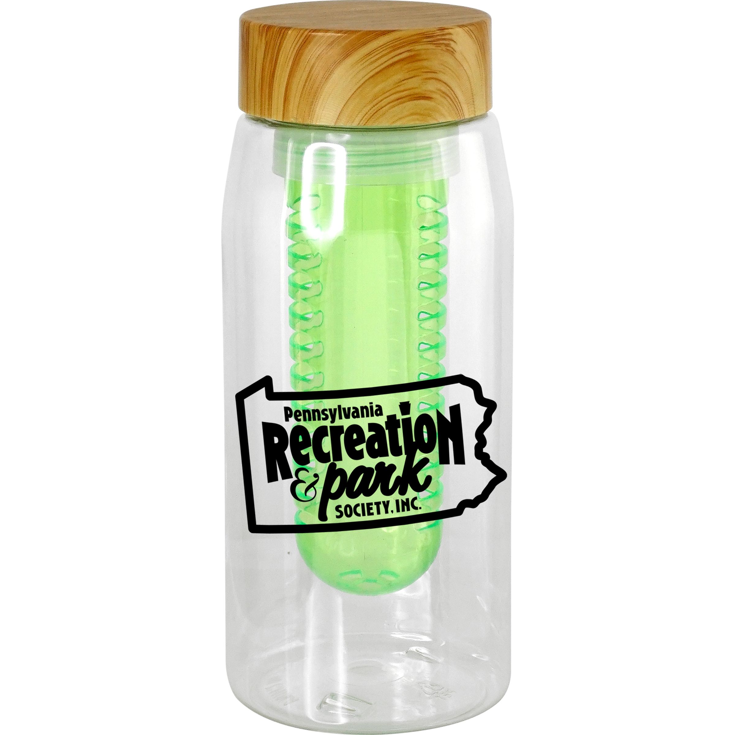 Bamboo Pattern 25 oz. Recycled Bottle with Infuser 1