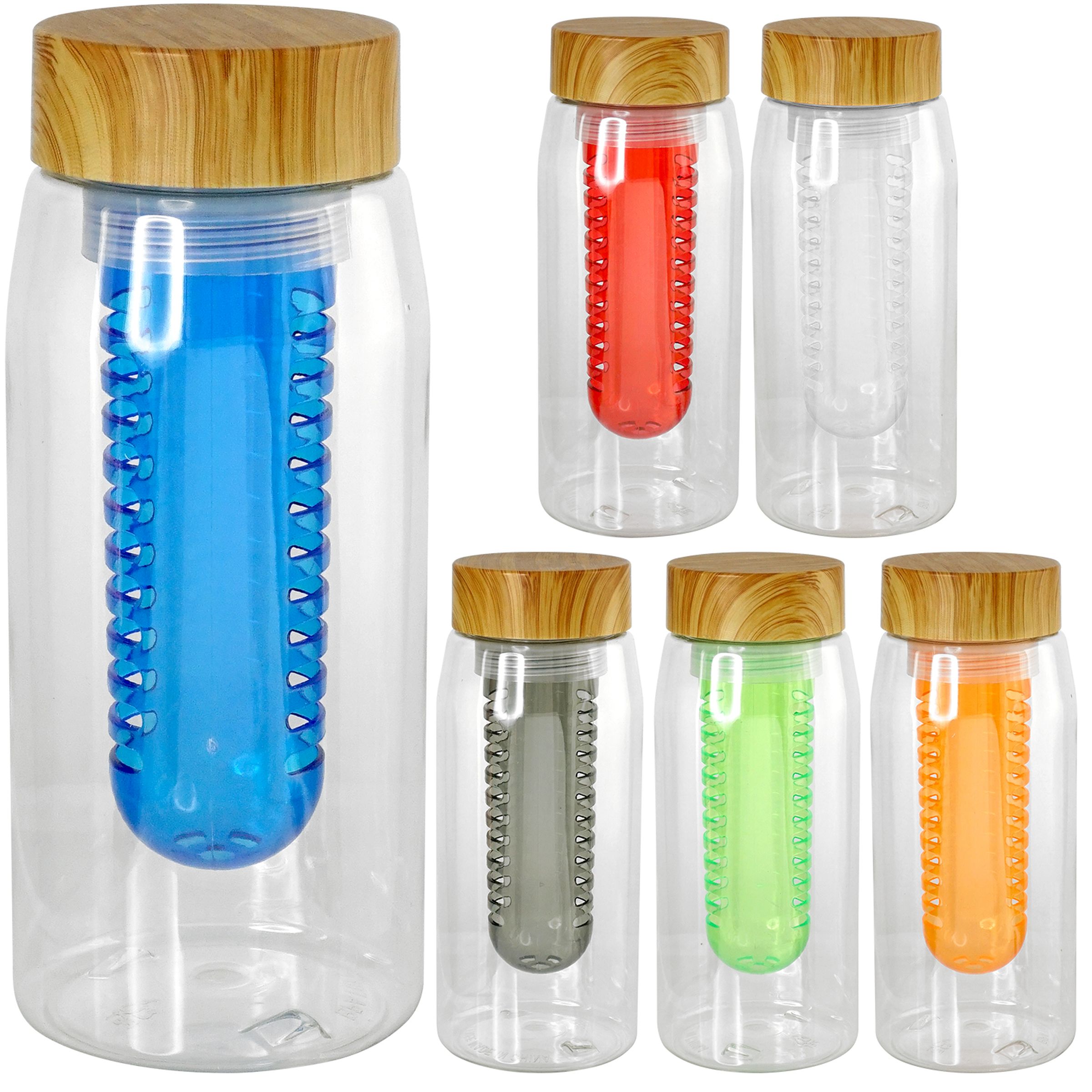 Bamboo Pattern 25 oz. Recycled Bottle with Infuser 1