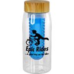Bamboo Pattern 25 oz. Recycled Bottle with Infuser - blue Bamboo Pattern 25 oz. Recycled Bottle with Infuser - blue
