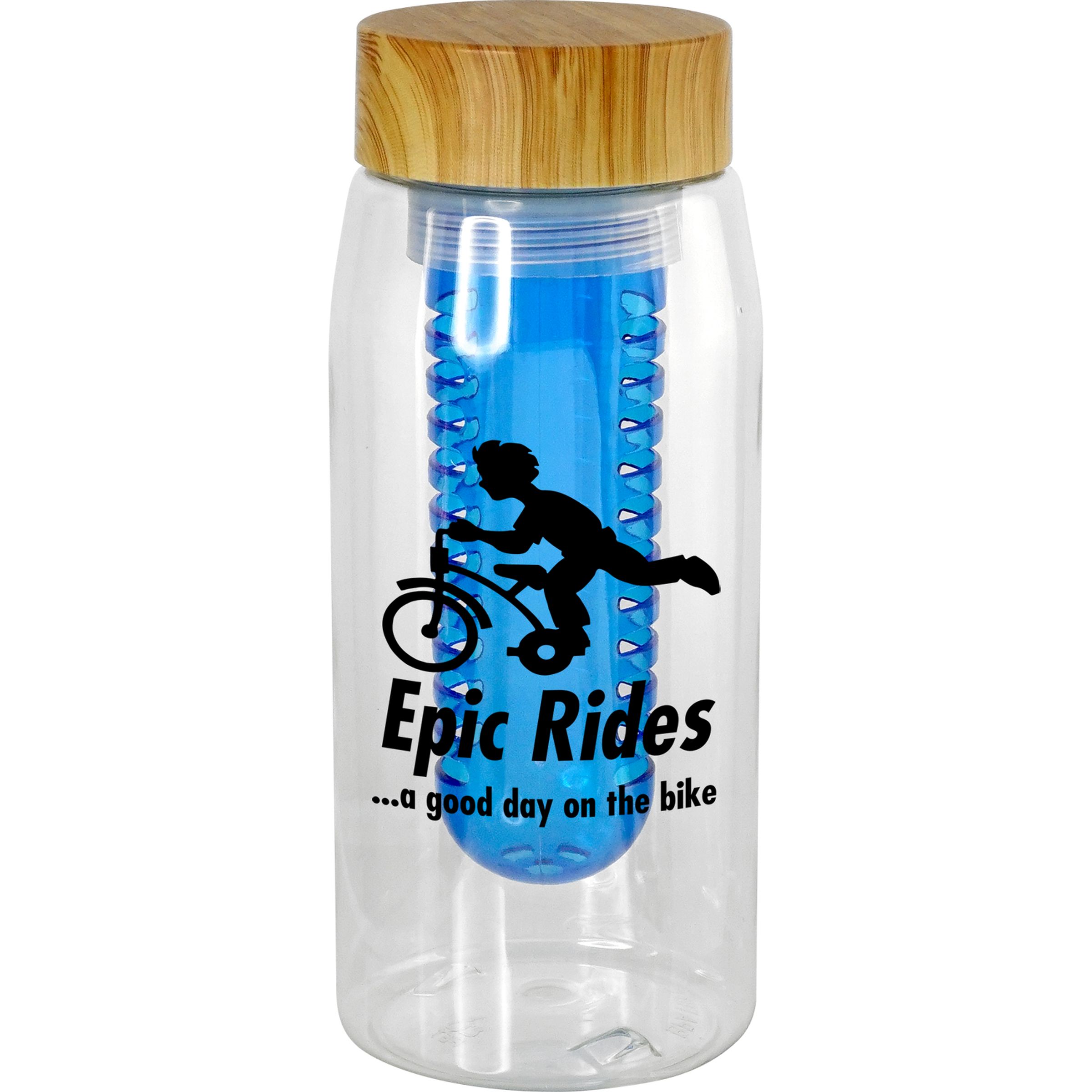 Bamboo Pattern 25 oz. Recycled Bottle with Infuser 1
