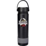 Metal Top 24 oz. Colorful Banded Bottle - Gray Metal Top 24 oz. Colorful Banded Bottle - Gray