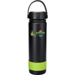 Metal Top 24 oz. Colorful Banded Bottle - Green Metal Top 24 oz. Colorful Banded Bottle - Green