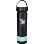 Metal Top 24 oz. Colorful Banded Bottle - Mint Metal Top 24 oz. Colorful Banded Bottle - Mint