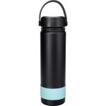 Metal Top 24 oz. Colorful Banded Bottle - Mint-Blank Metal Top 24 oz. Colorful Banded Bottle - Mint-Blank