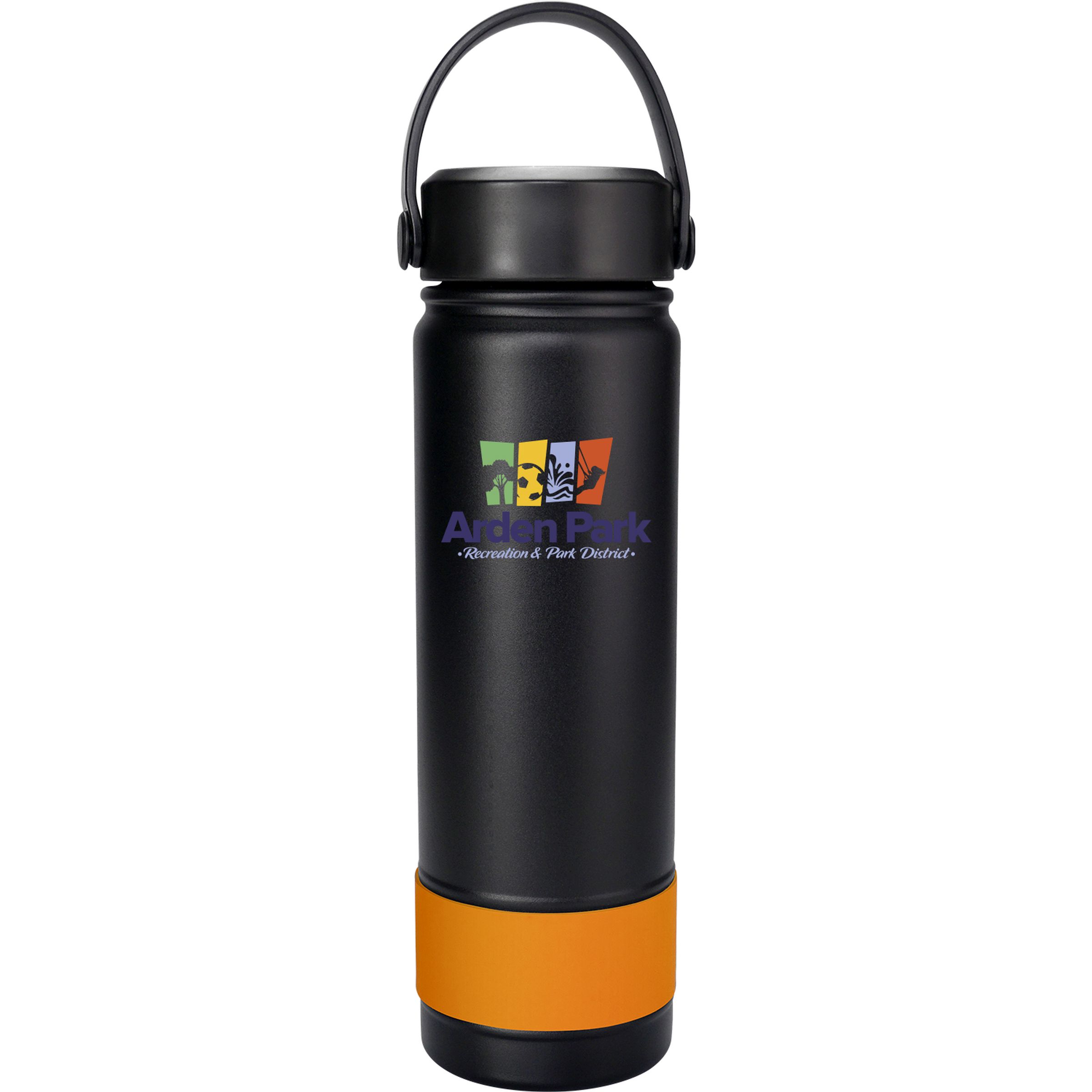 Metal Top 24 oz. Colorful Banded Bottle 1