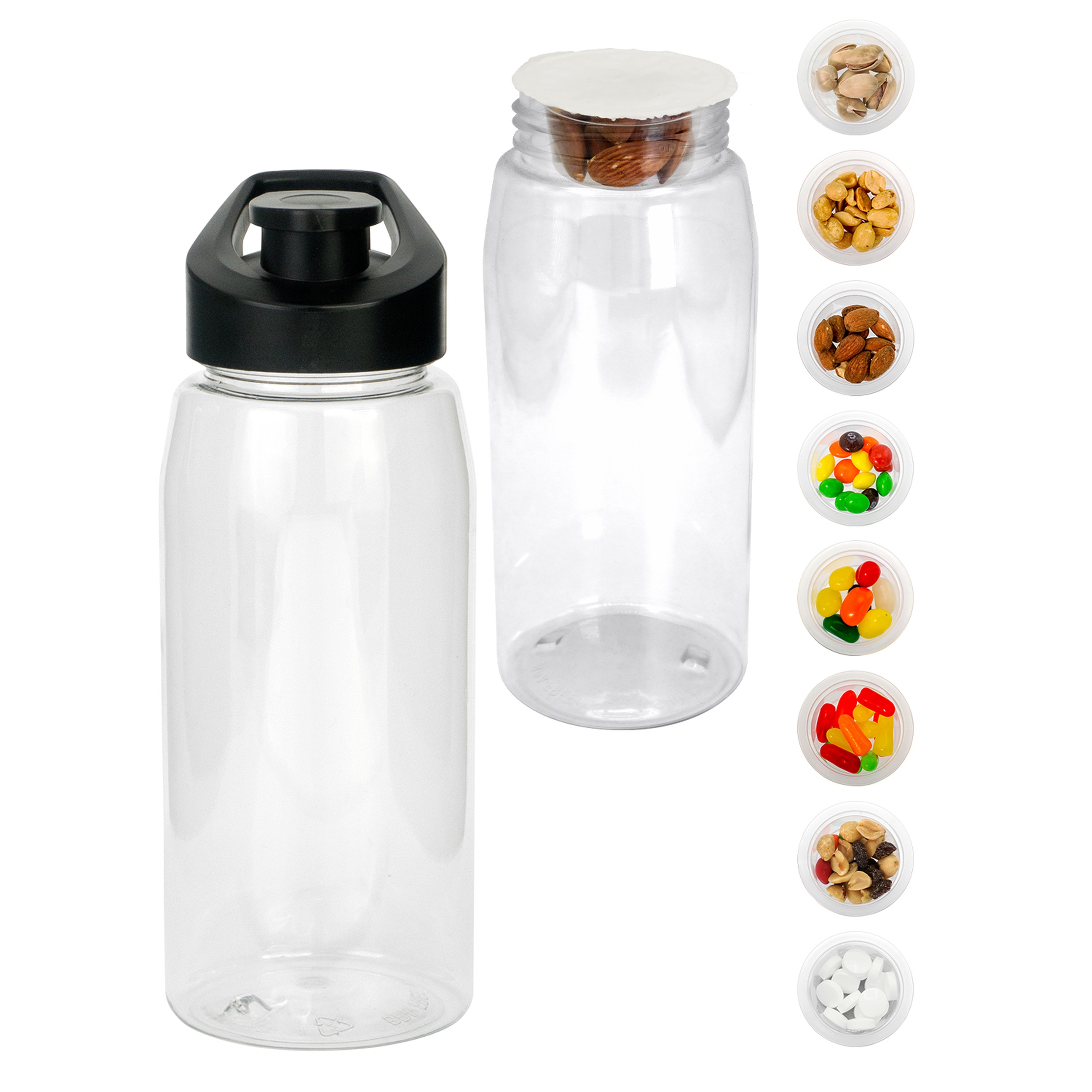 Easy Pour 25 oz. Recycled Snack Bottle 1
