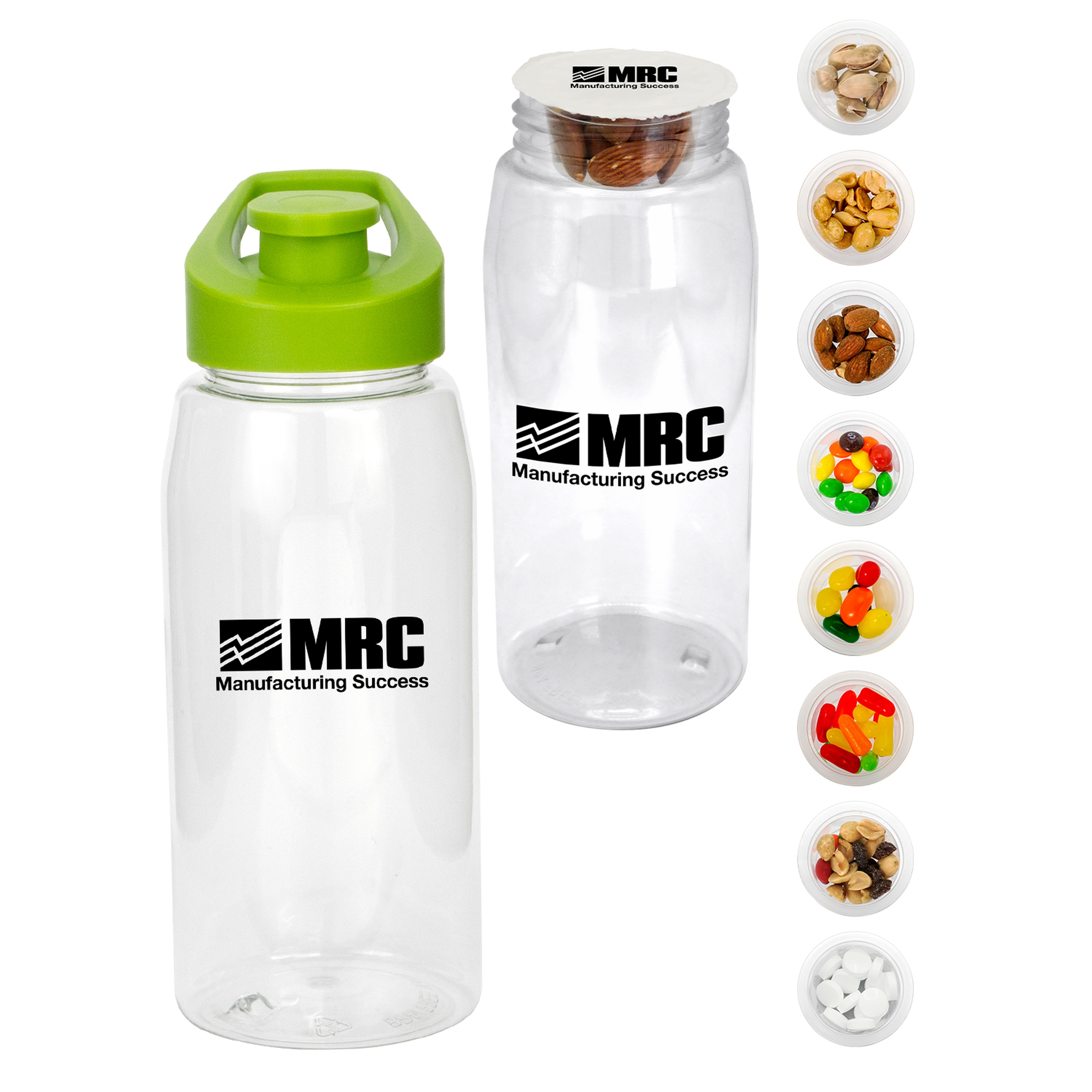 Easy Pour 25 oz. Recycled Snack Bottle 1