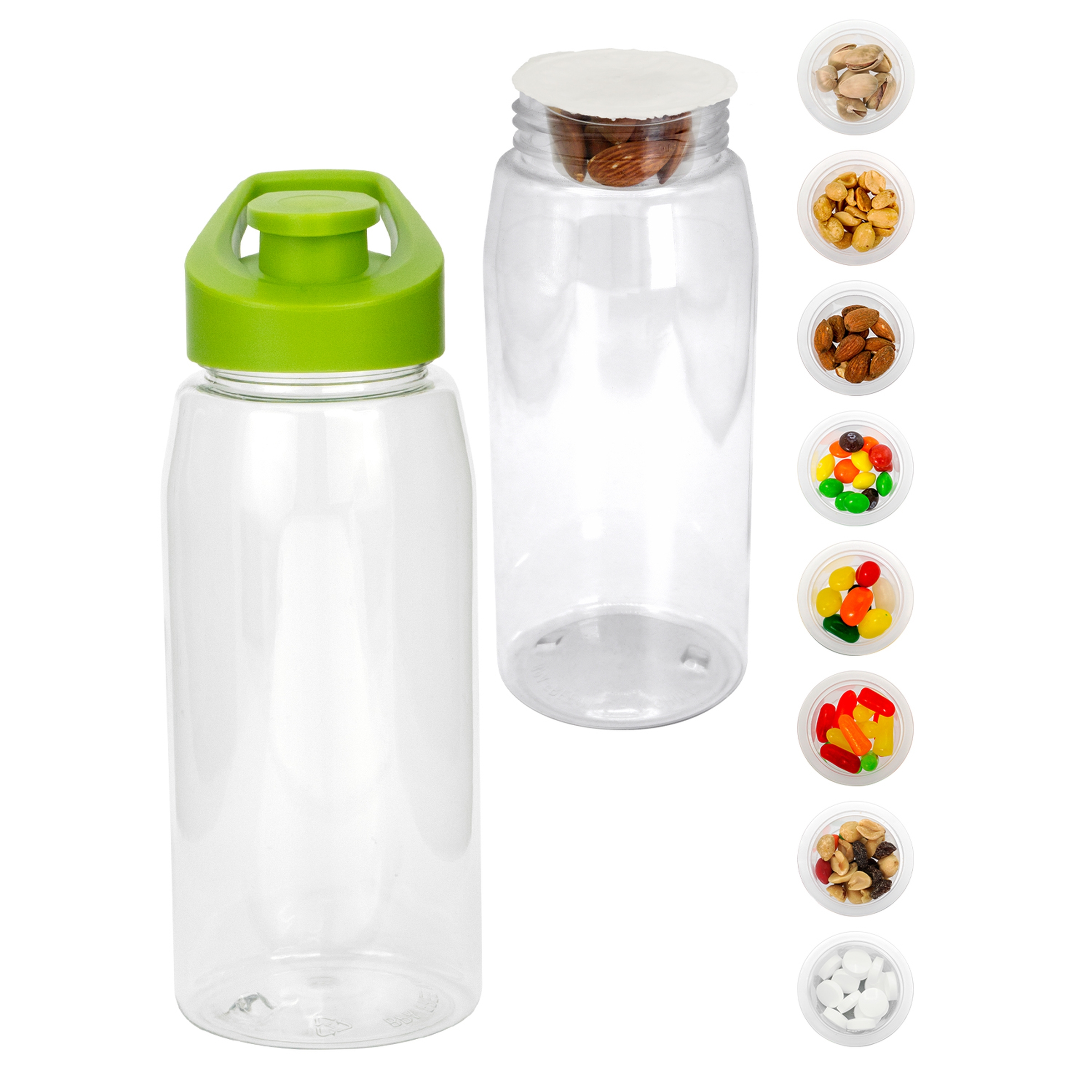 Easy Pour 25 oz. Recycled Snack Bottle 1