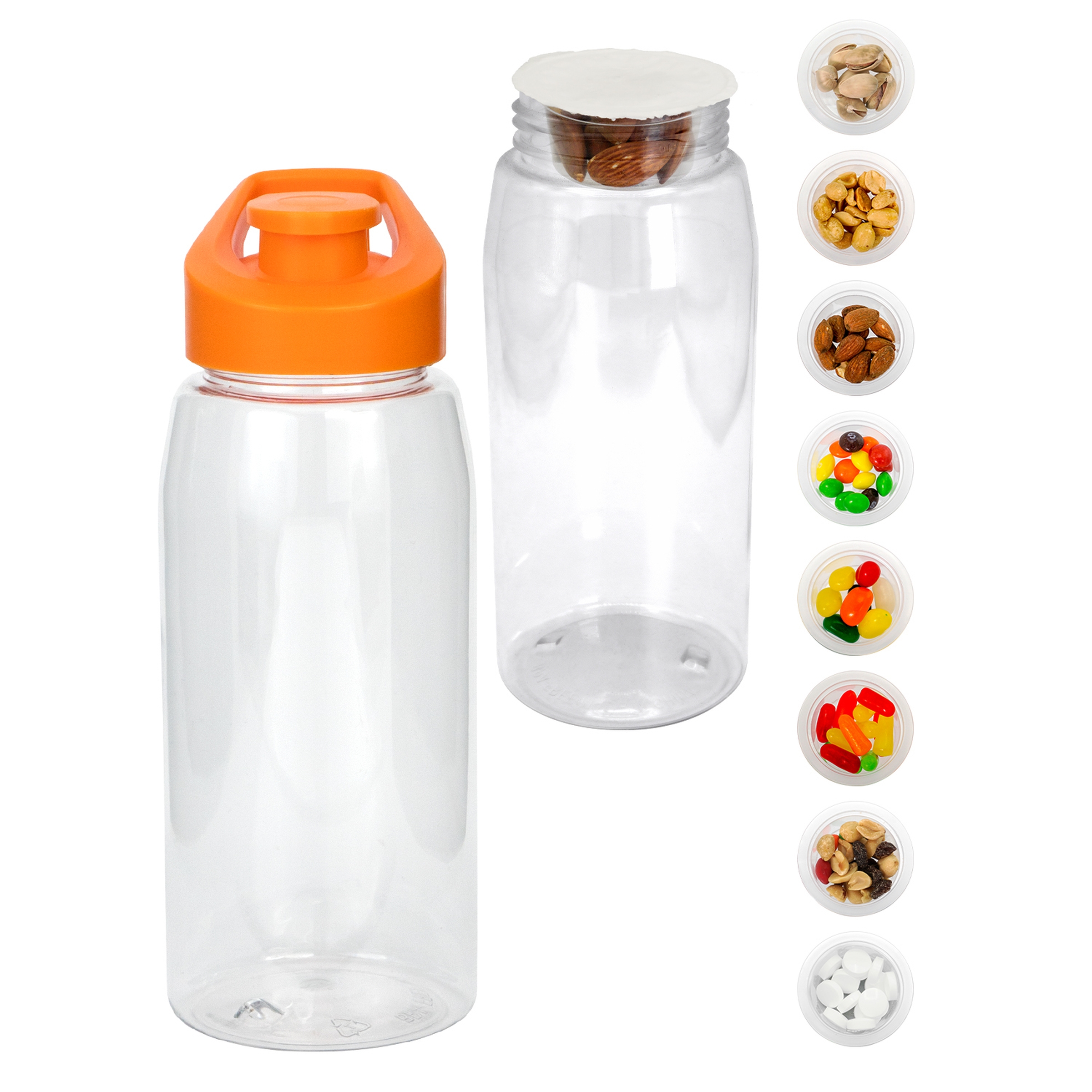 Easy Pour 25 oz. Recycled Snack Bottle 1