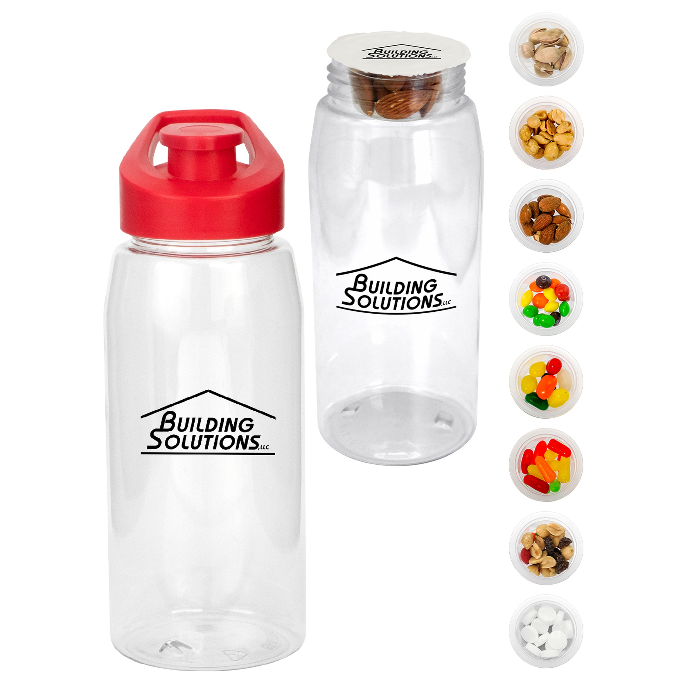 Easy Pour 25 oz. Recycled Snack Bottle 1