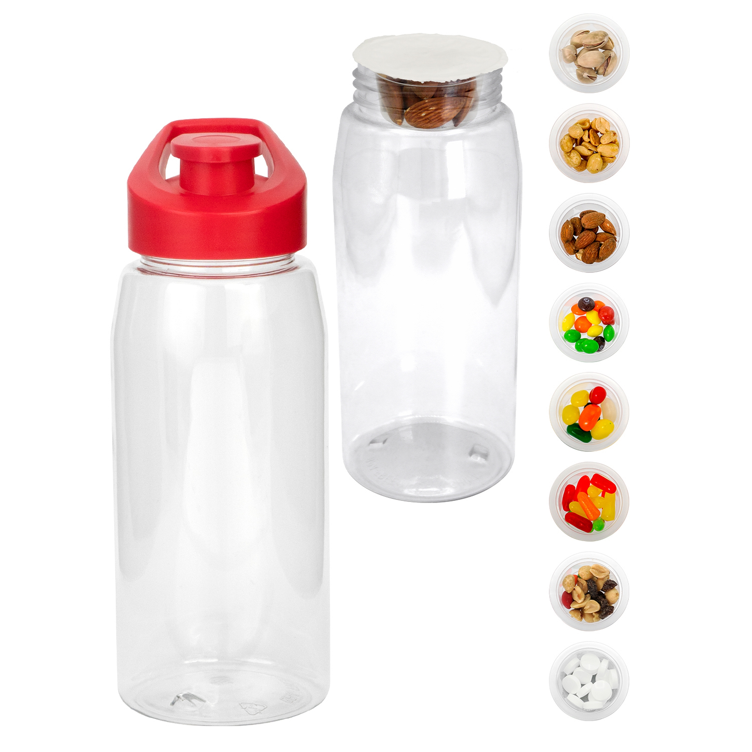 Easy Pour 25 oz. Recycled Snack Bottle 1