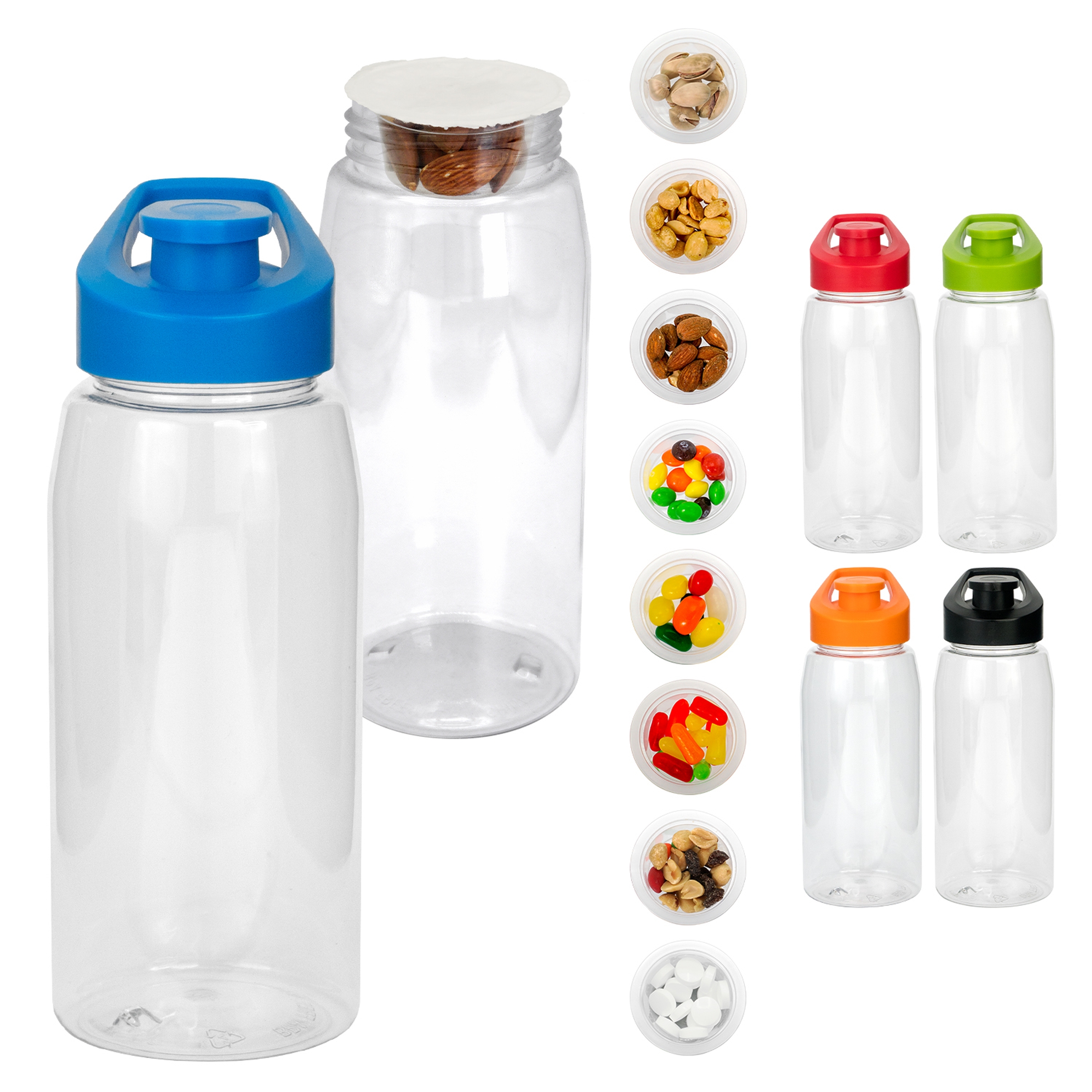 Easy Pour 25 oz. Recycled Snack Bottle 1