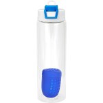 Two Tone Pop Up 24 oz. Bottle with Floating Infuser - blue Two Tone Pop Up 24 oz. Bottle with Floating Infuser - blue