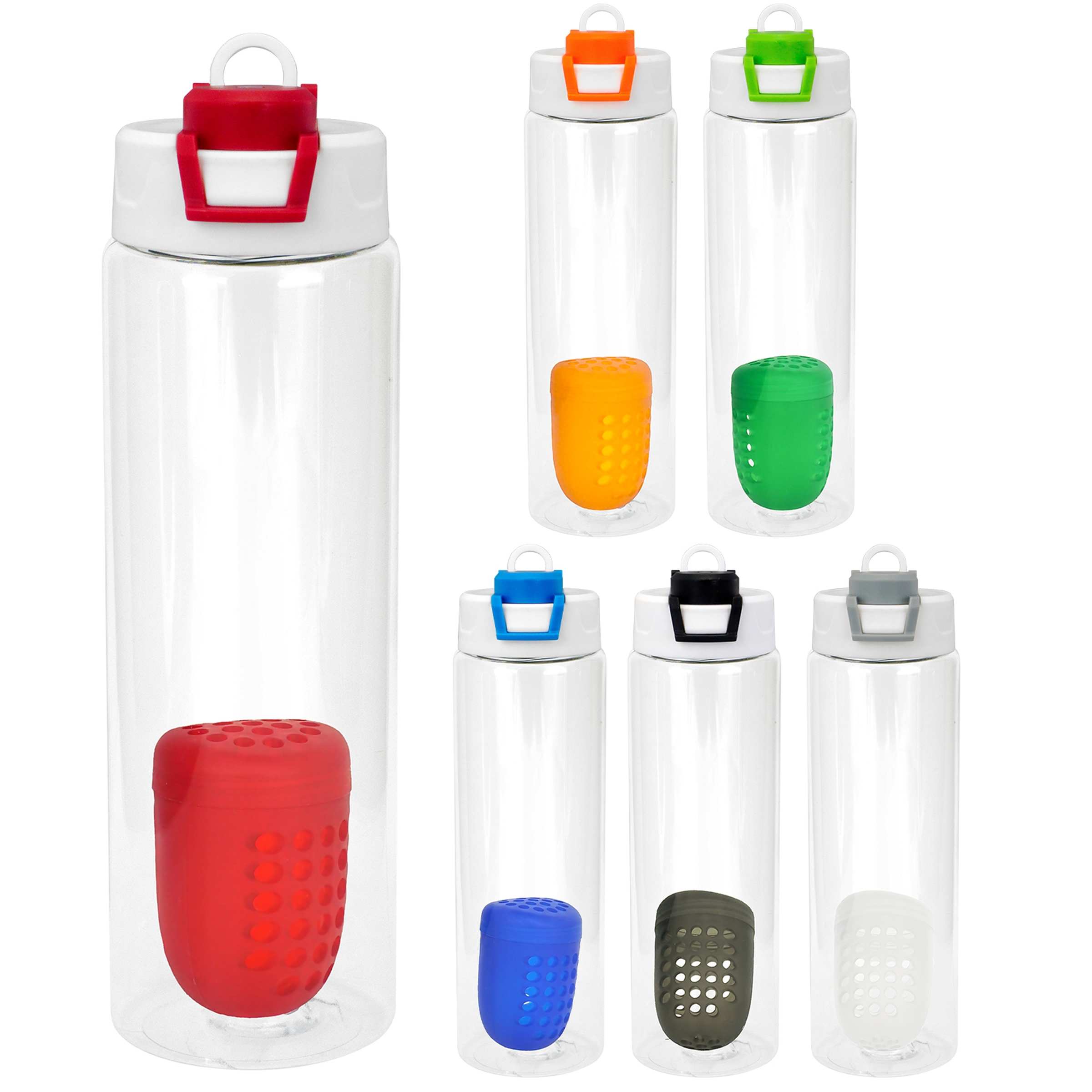 Two Tone Pop Up 24 oz. Bottle with Floating Infuser 1