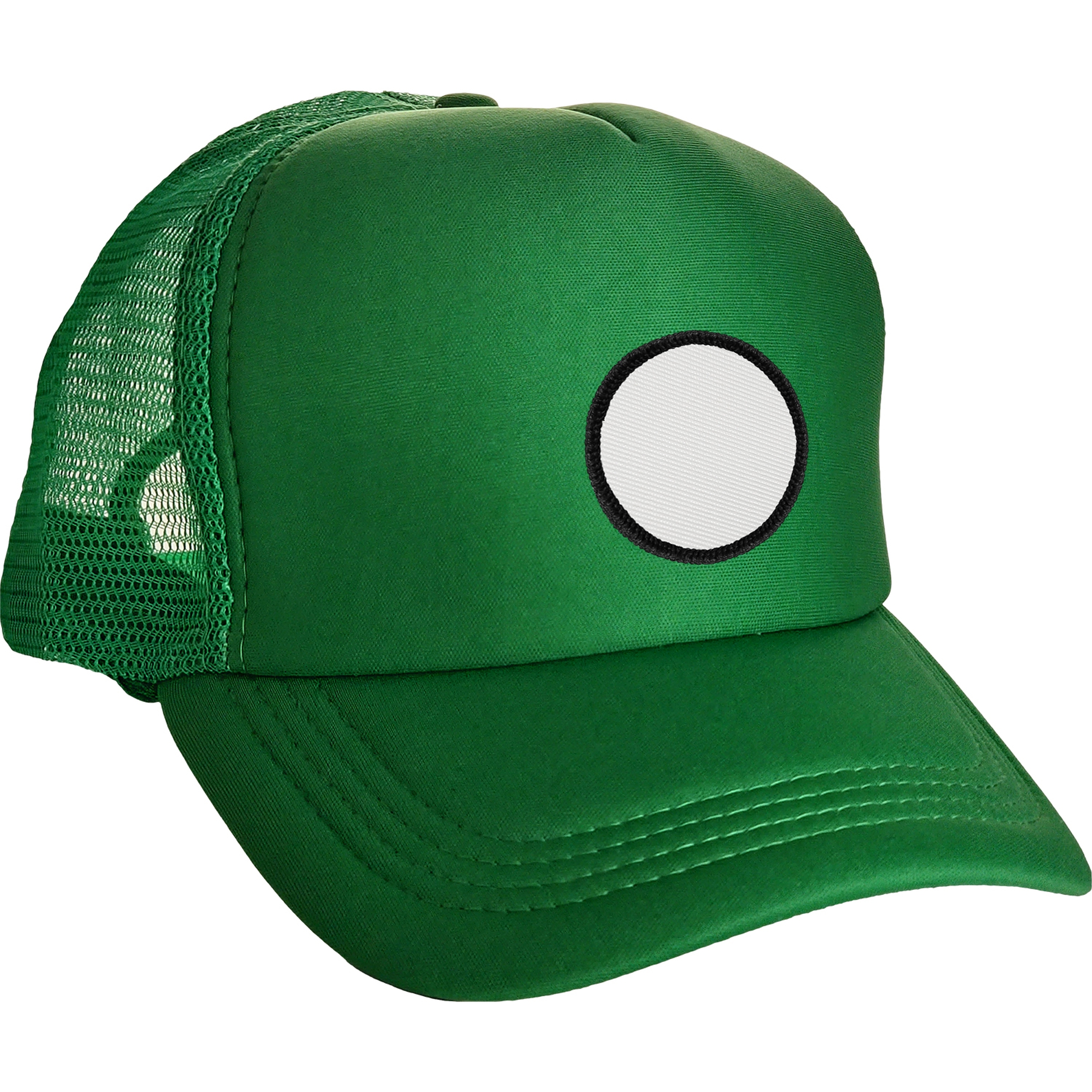 Colorful Foam Embroidered Emblem Trucker Hat 1