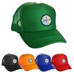 Colorful Foam Embroidered Emblem Trucker Hat 1 Colorful Foam Embroidered Emblem Trucker Hat 1