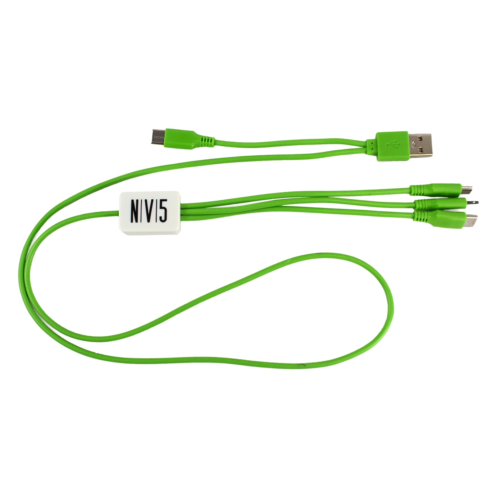 Dual Input 3' Snap Colorful Cable 1