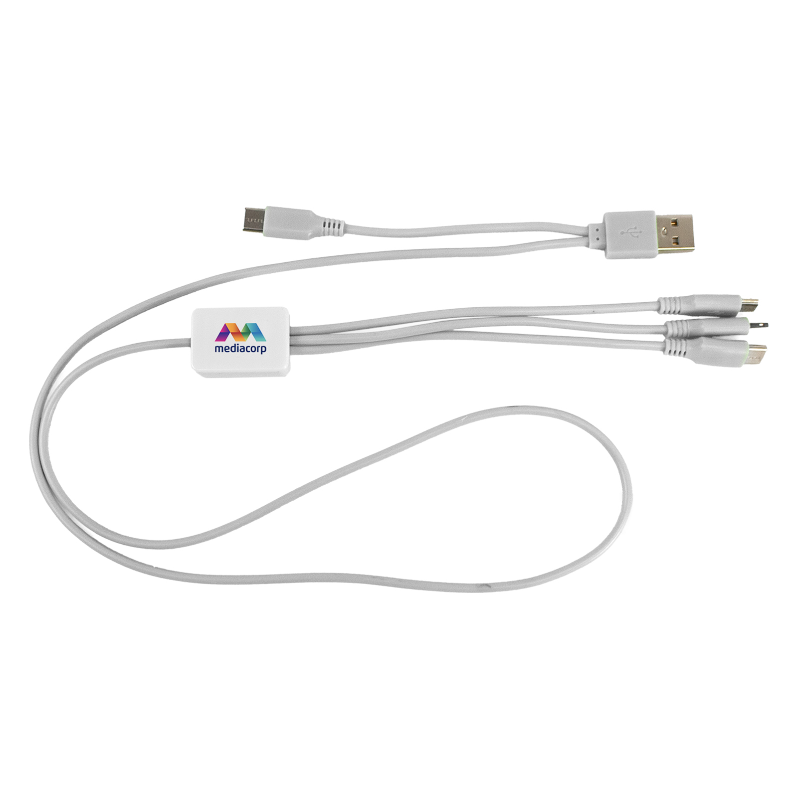 Dual Input 3' Snap Colorful Cable 1