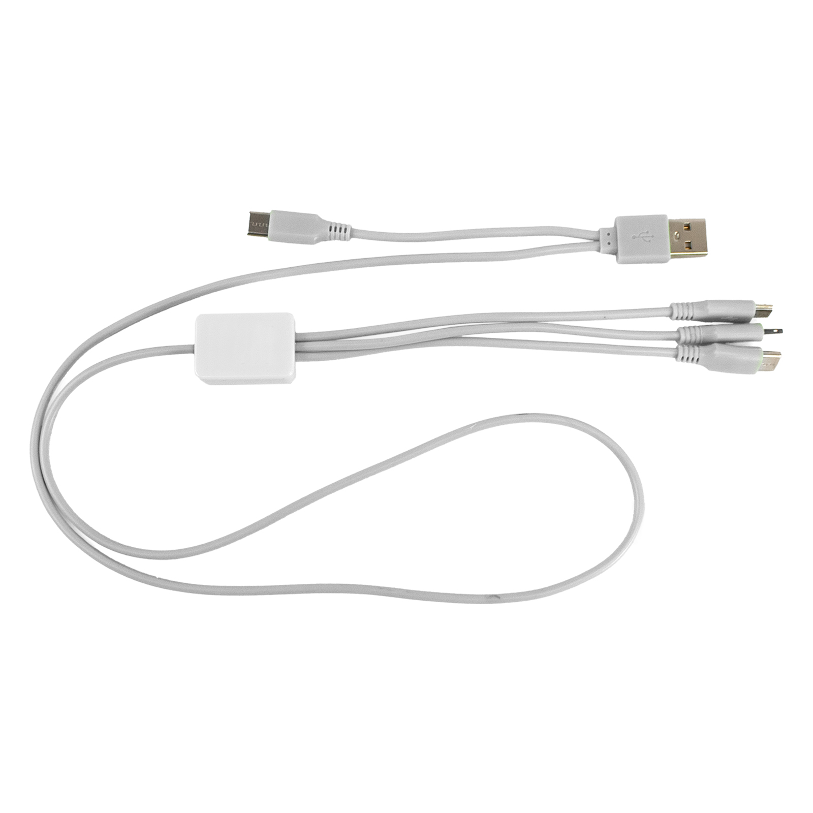 Dual Input 3' Snap Colorful Cable 1