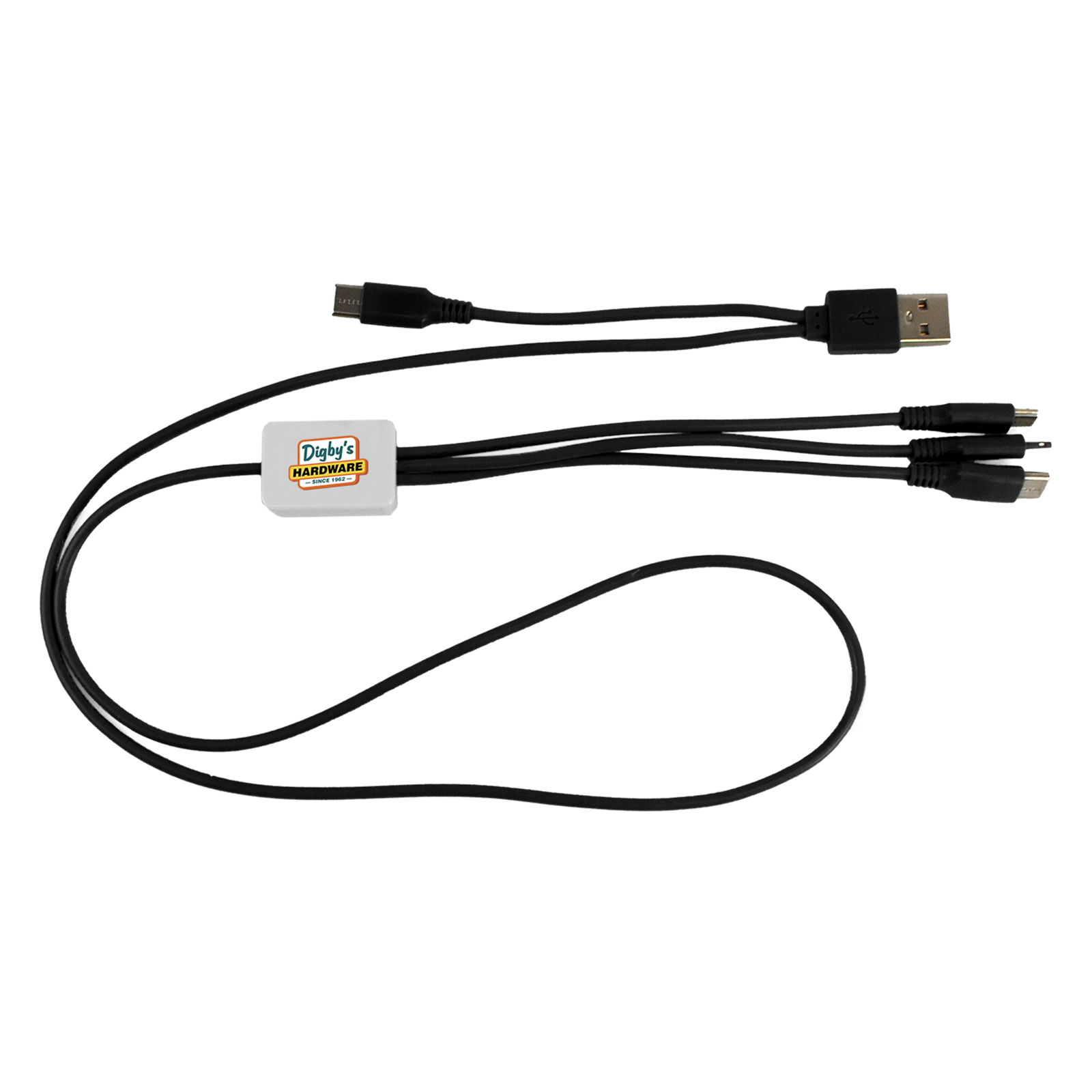 Dual Input 3' Snap Colorful Cable 1