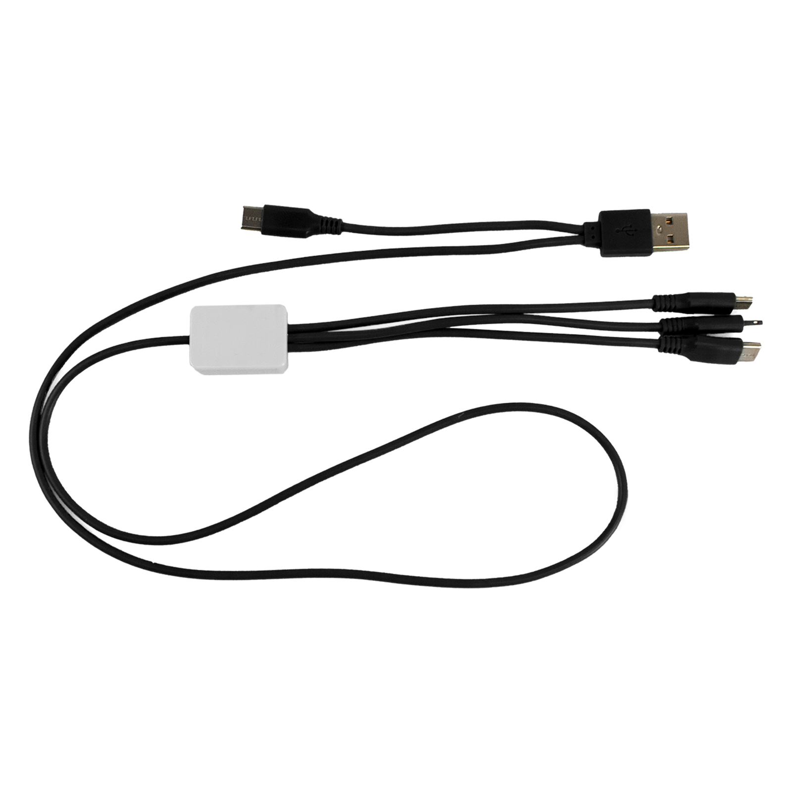 Dual Input 3' Snap Colorful Cable 1