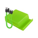 Phone Stand Cable Case - Green Blank Phone Stand Cable Case - Green Blank