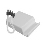 Phone Stand Cable Case - White Blank Phone Stand Cable Case - White Blank