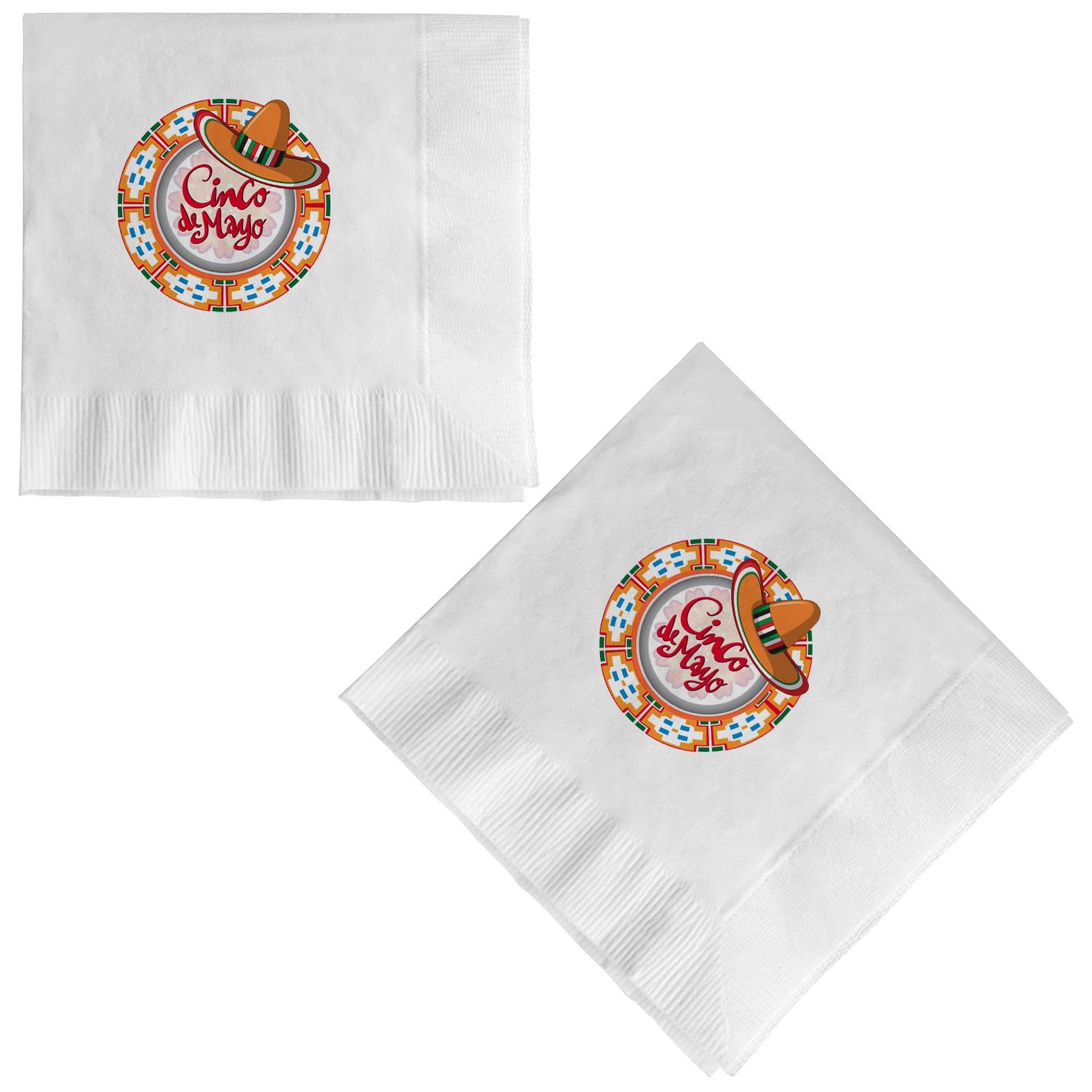 Full Color Fiesta Beverage Napkin 1 Full Color Fiesta Beverage Napkin 1