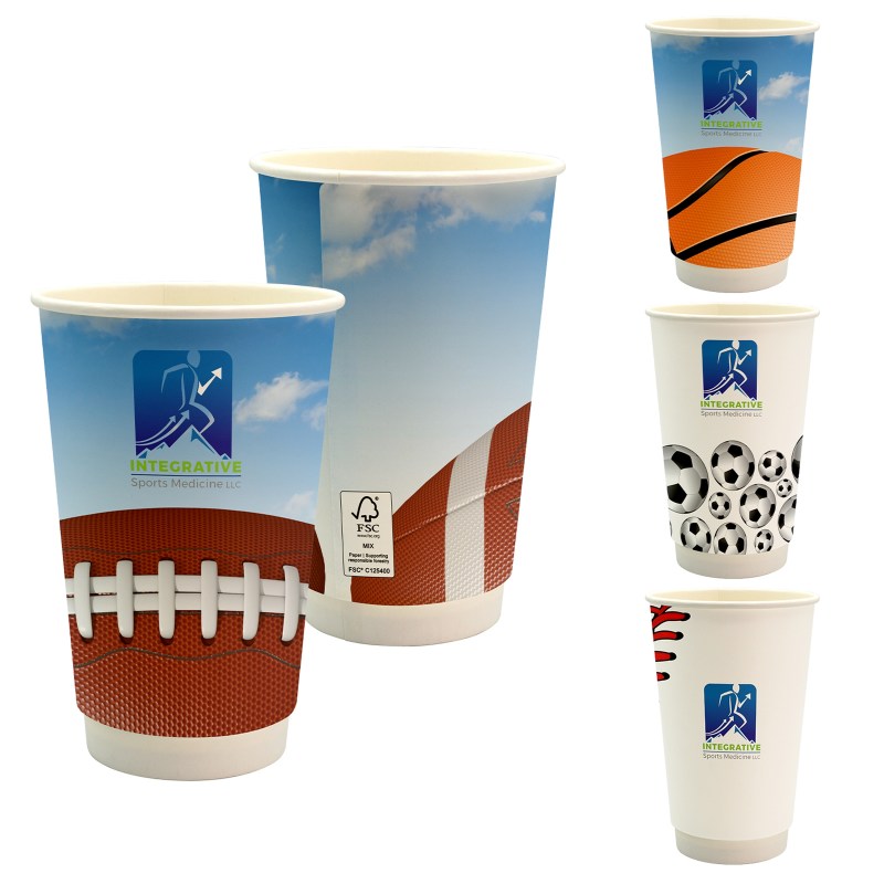 16 oz. Full Color Sporty Paper Cup 1 16 oz. Full Color Sporty Paper Cup 1