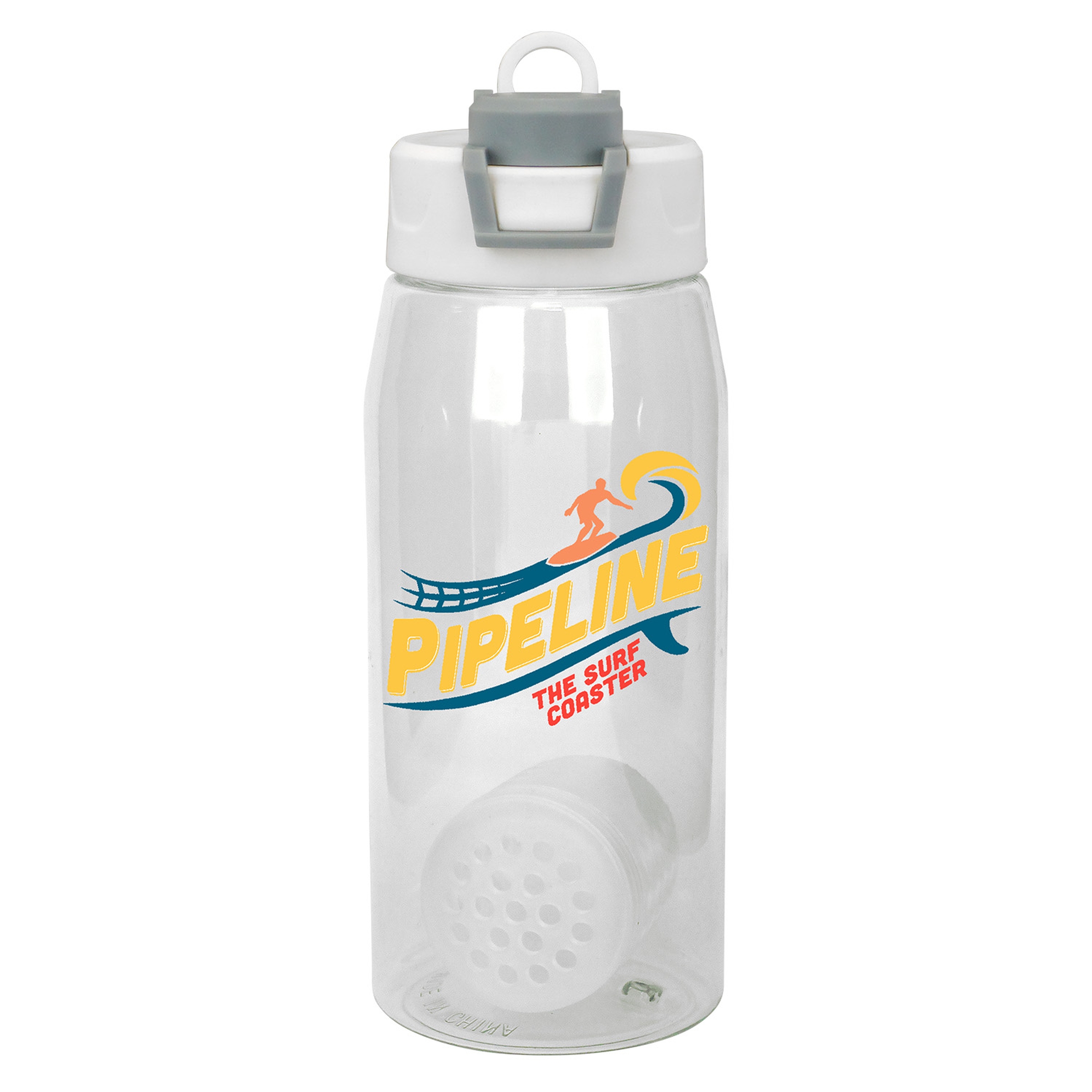 Two Tone Pop Up 25 oz. Recycled Bottle with Floating Infuser 1