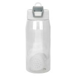 Two Tone Pop Up 25 oz. Recycled Bottle with Floating Infuser - gray Two Tone Pop Up 25 oz. Recycled Bottle with Floating Infuser - gray