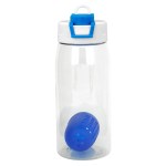 Two Tone Pop Up 25 oz. Recycled Bottle with Floating Infuser - blue Two Tone Pop Up 25 oz. Recycled Bottle with Floating Infuser - blue