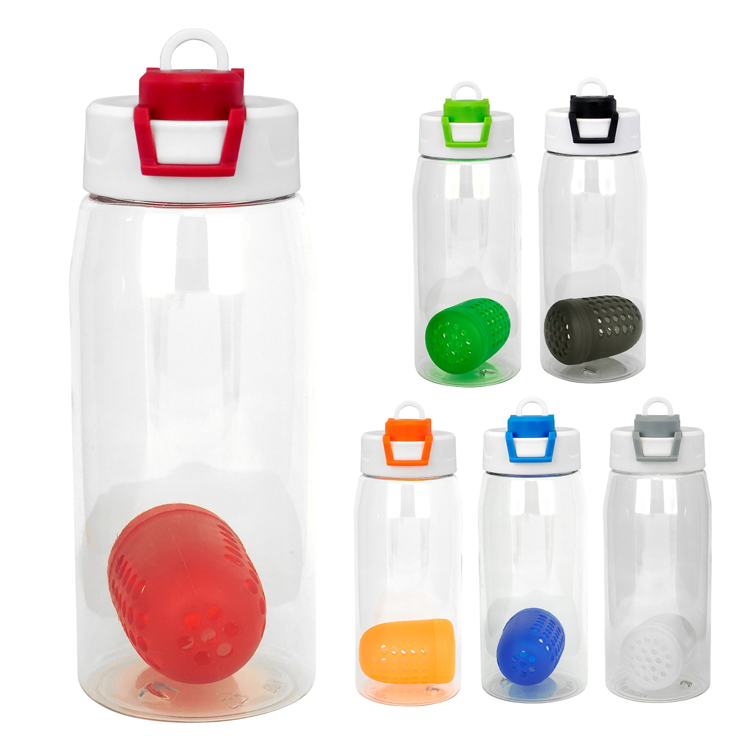 Two Tone Pop Up 25 oz. Recycled Bottle with Floating Infuser 1