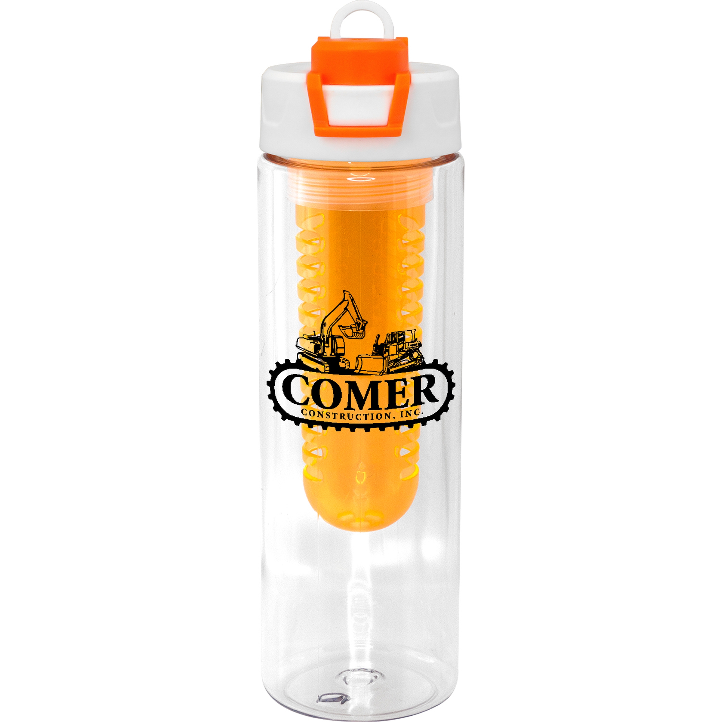 Two Tone Pop Up 24 oz. Recycled Bottle with Infuser 1