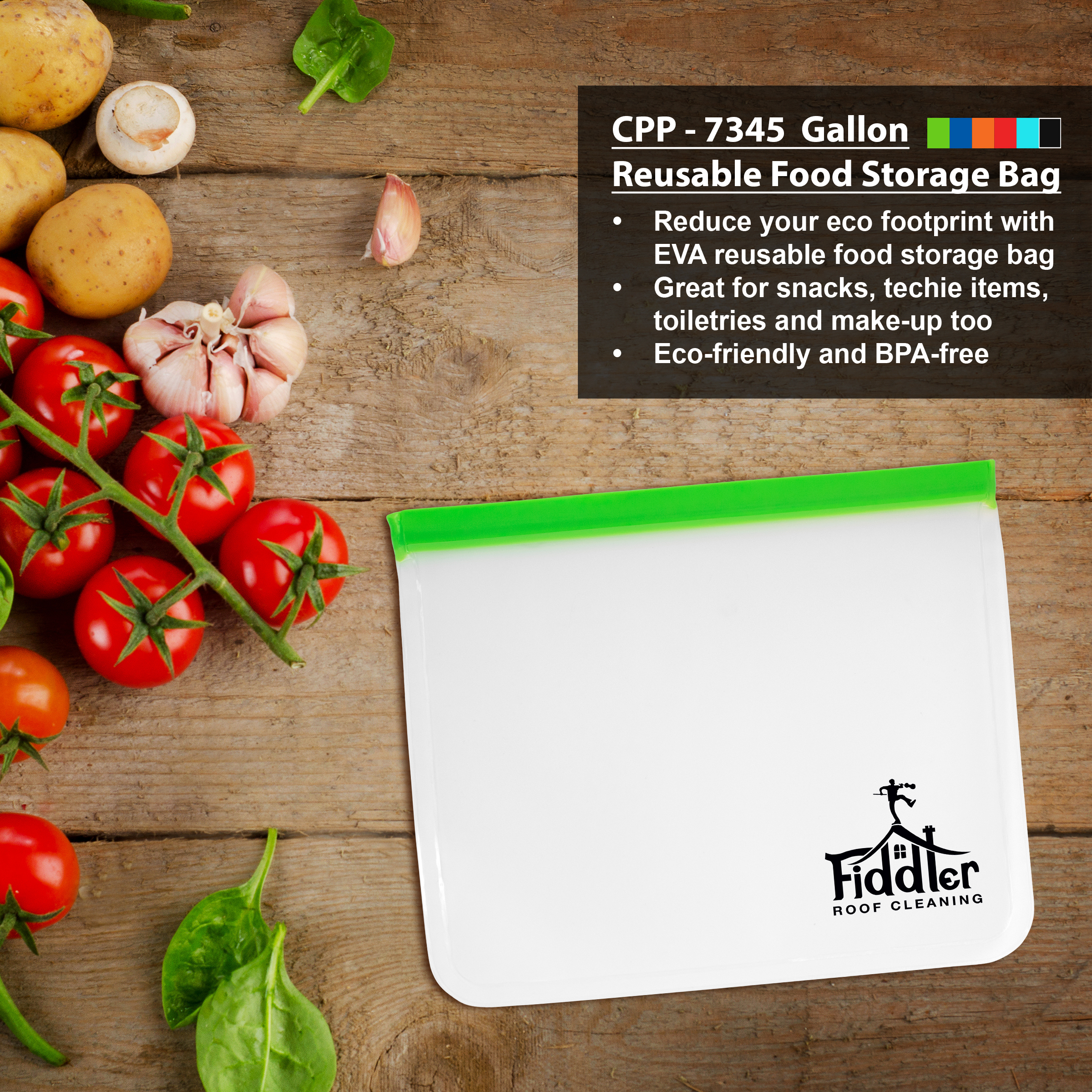 Gallon Reusable Food Storage Bag 1