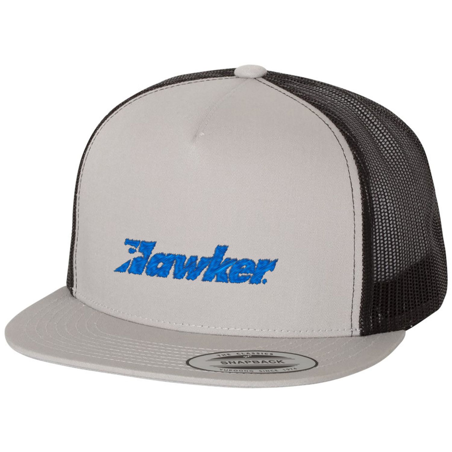 Yupoong Classic® Flat Bill Trucker Cap 1
