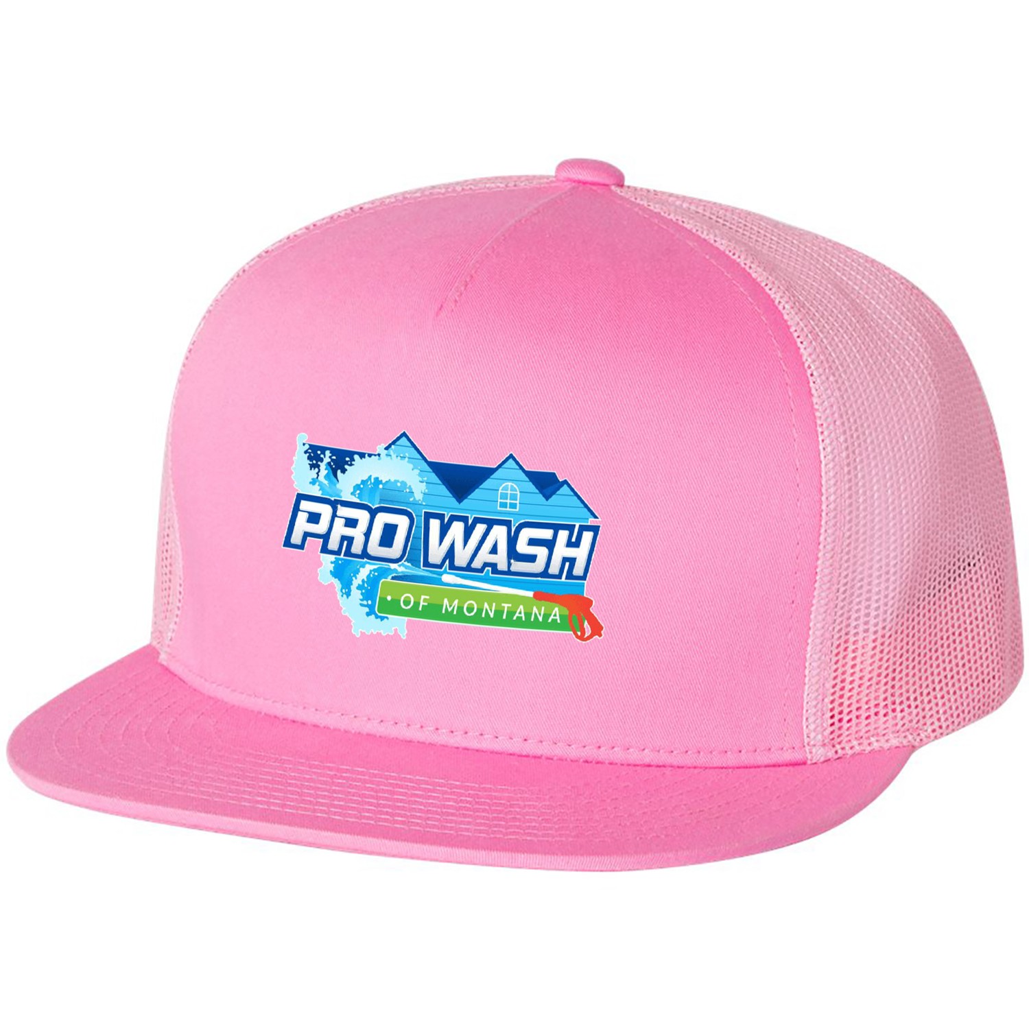 Yupoong Classic® Flat Bill Trucker Cap 1