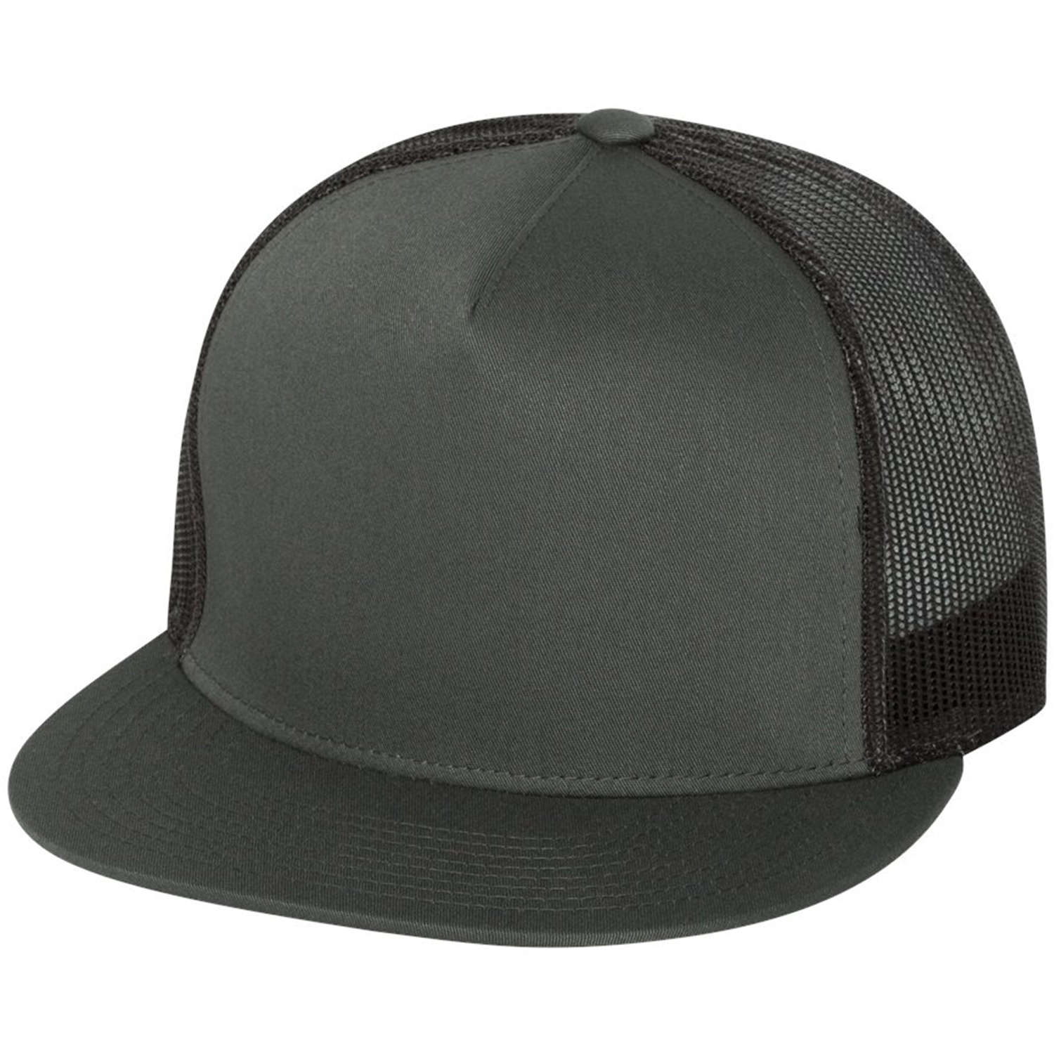 Yupoong Classic® Flat Bill Trucker Cap 1