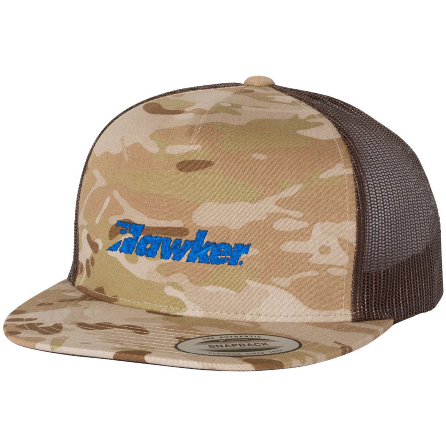 Yupoong Classic® Flat Bill Trucker Cap 1