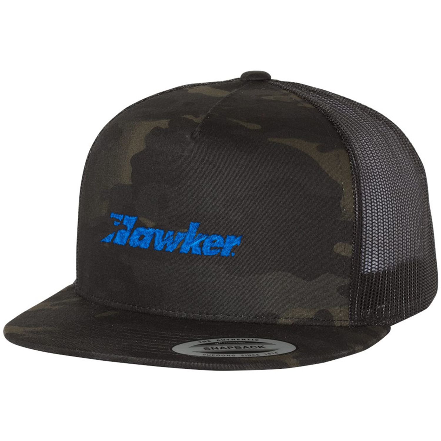 Yupoong Classic® Flat Bill Trucker Cap 1