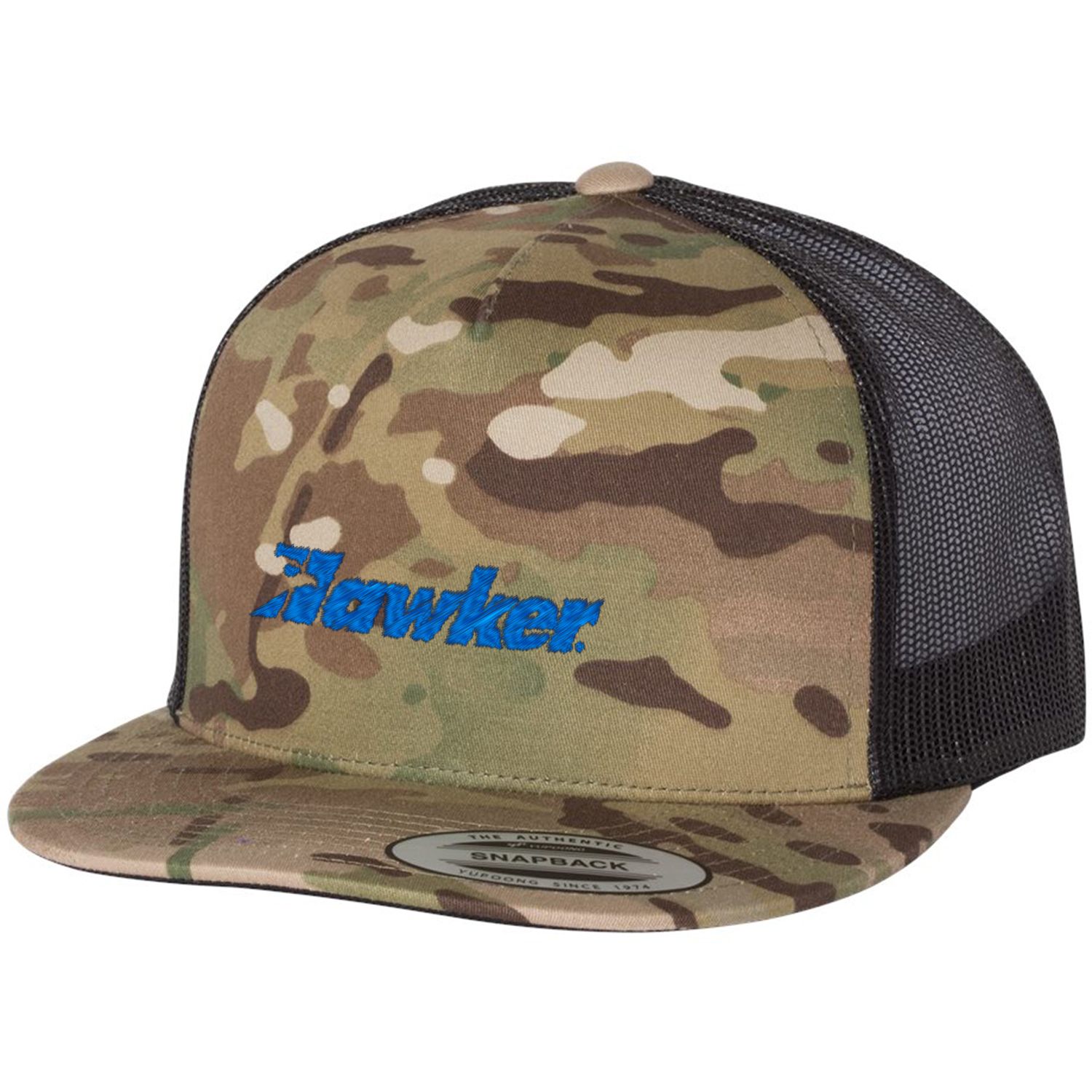 Yupoong Classic® Flat Bill Trucker Cap 1