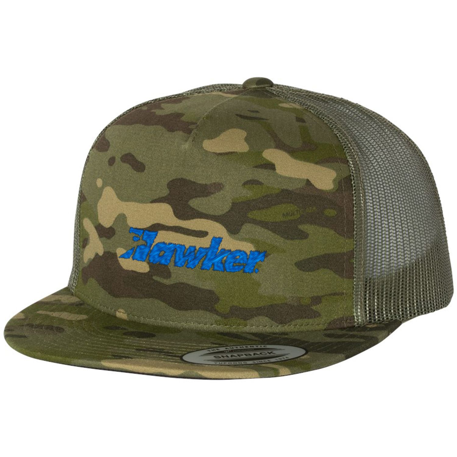 Yupoong Classic® Flat Bill Trucker Cap 1
