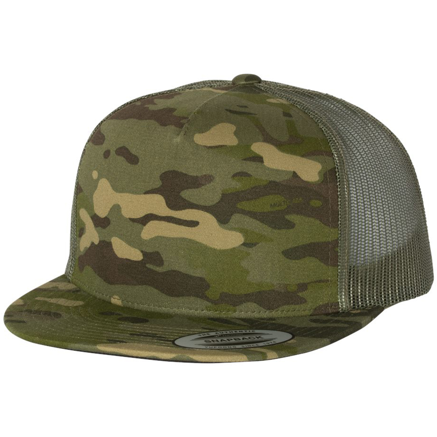 Yupoong Classic® Flat Bill Trucker Cap 1