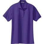 Port Authority® Ladies Silk Touch™ Polo - Purple Port Authority® Ladies Silk Touch™ Polo - Purple