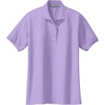 Port Authority® Ladies Silk Touch™ Polo - Bright Lavender Purple Port Authority® Ladies Silk Touch™ Polo - Bright Lavender Purple