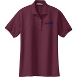 Port Authority® Ladies Silk Touch™ Polo - Burgundy Red Port Authority® Ladies Silk Touch™ Polo - Burgundy Red